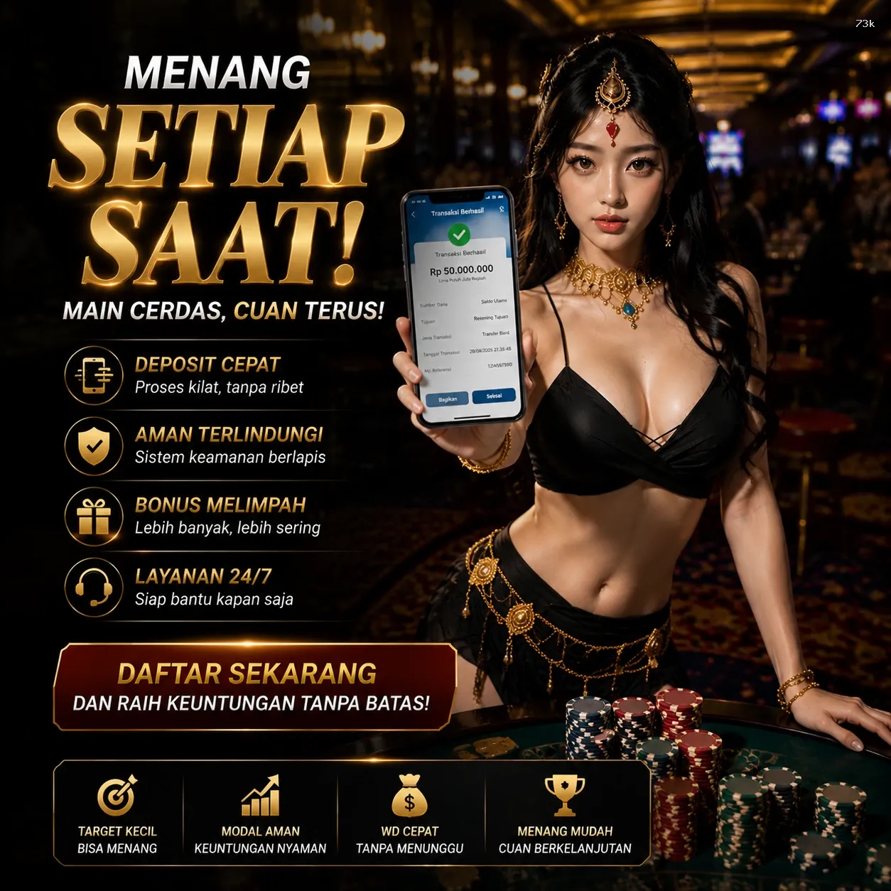 Pemula di 73k Temukan Game Terbaik untuk Dilihat